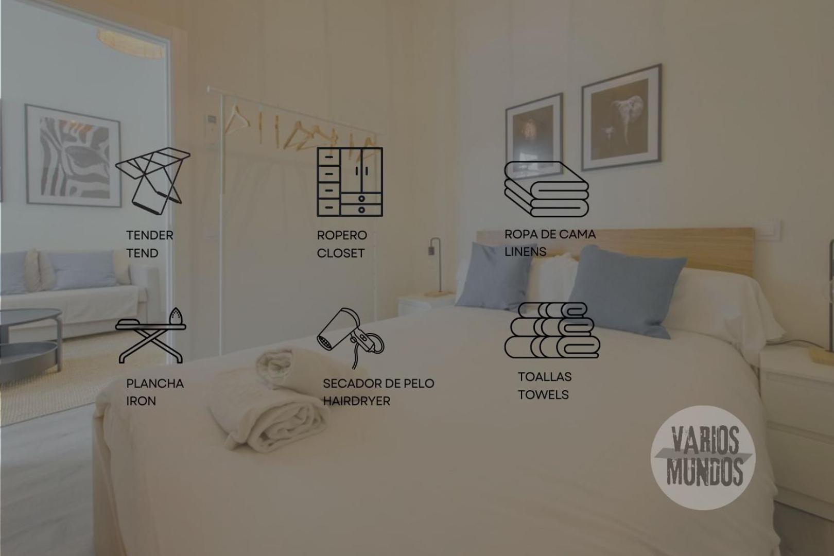 Central&Modern Apt 4Hab Para 9P En La Latina 마드리드 외부 사진